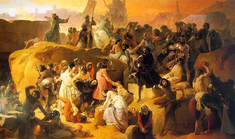  Crusaders Thirsting near Jerusalem